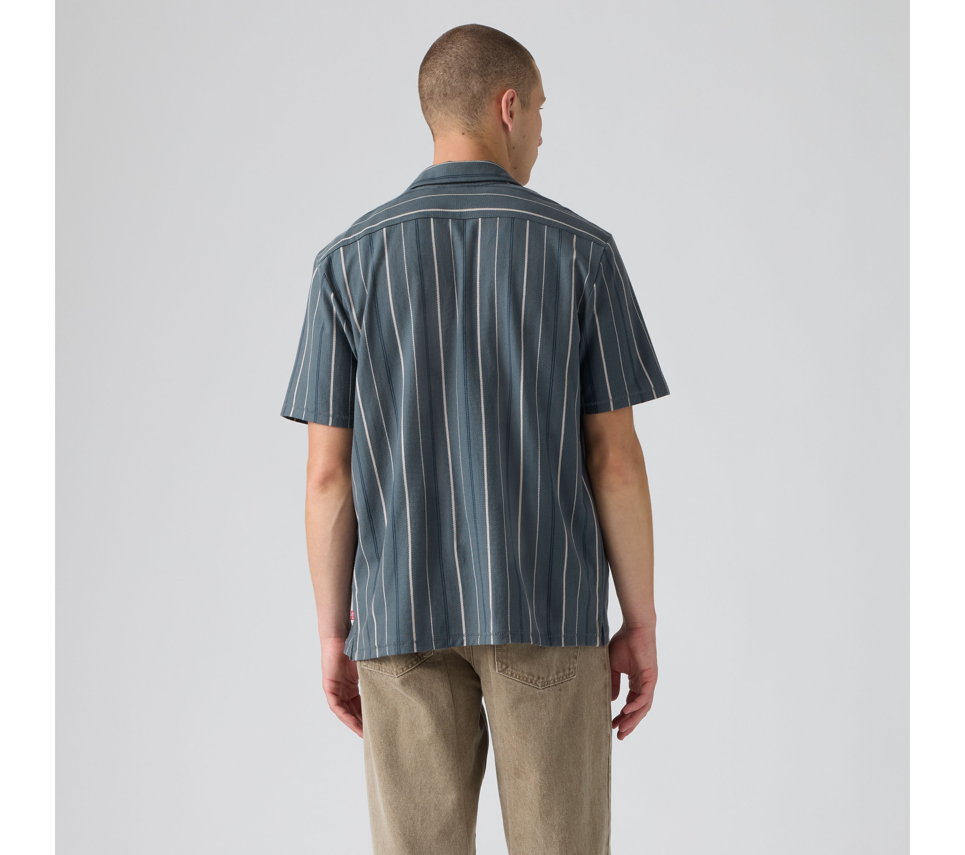 100% Cotton Knit Camp Shirt