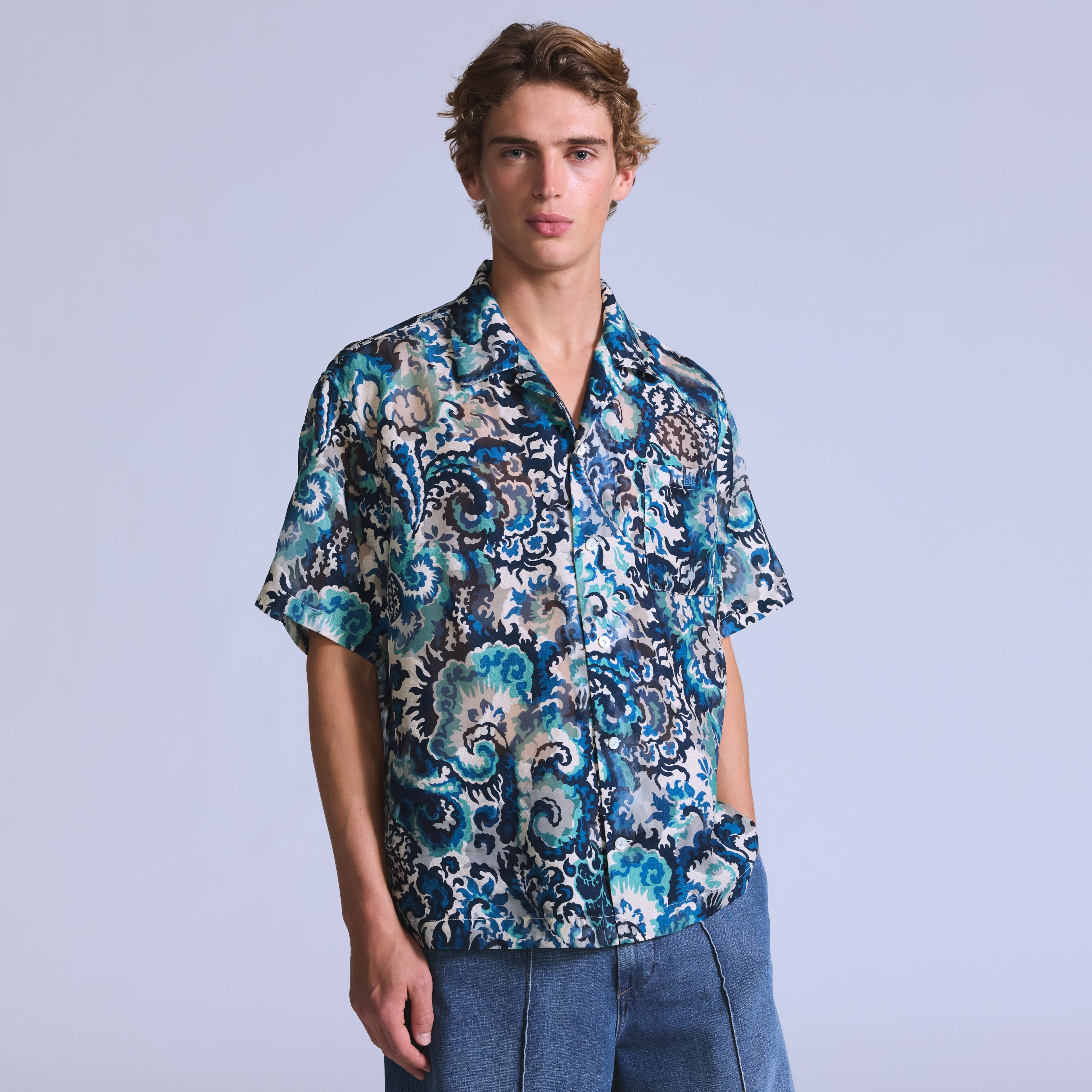 Short-Sleeve Camp Shirt