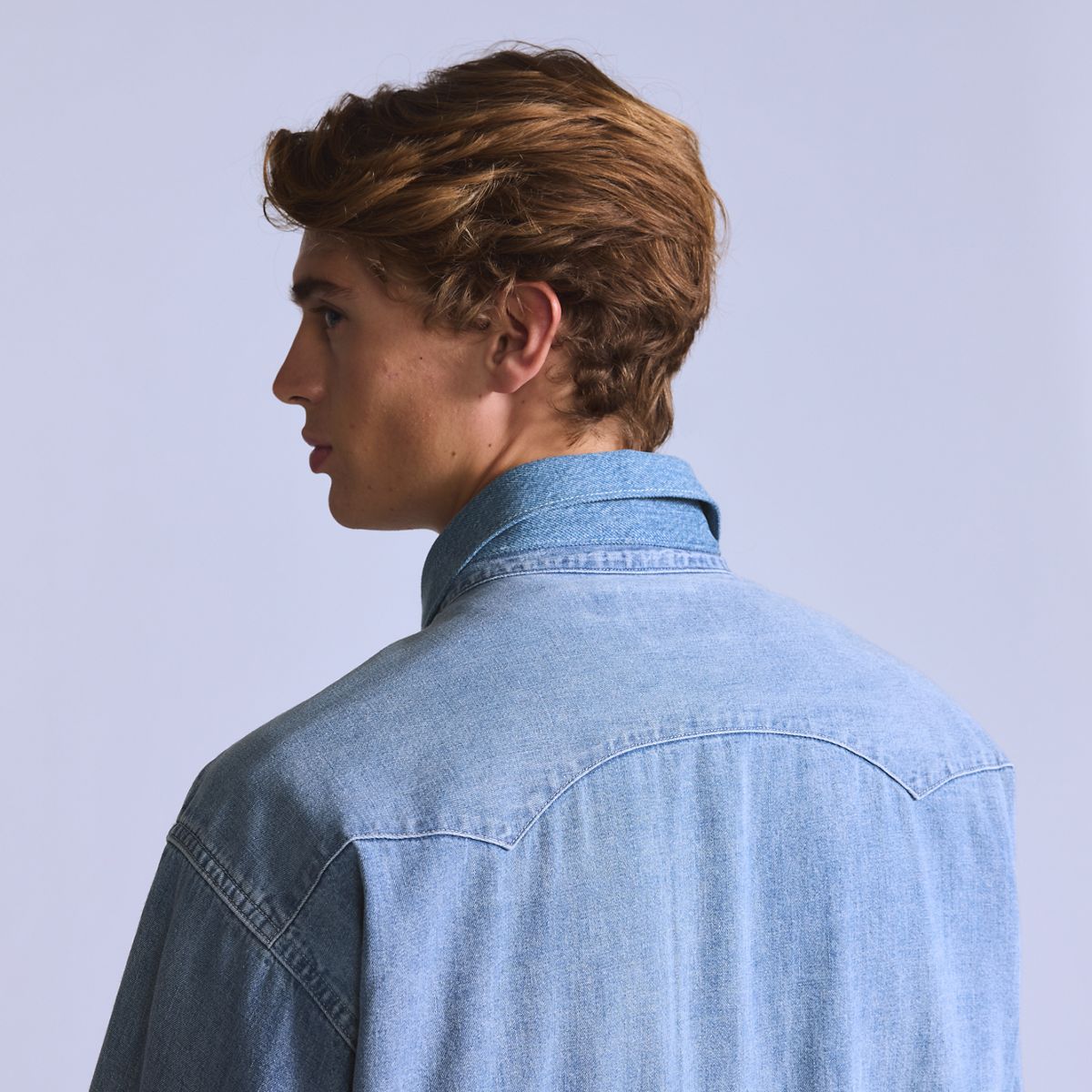 Customized Sawtooth Overshirt — Ranchero - Medium Wash