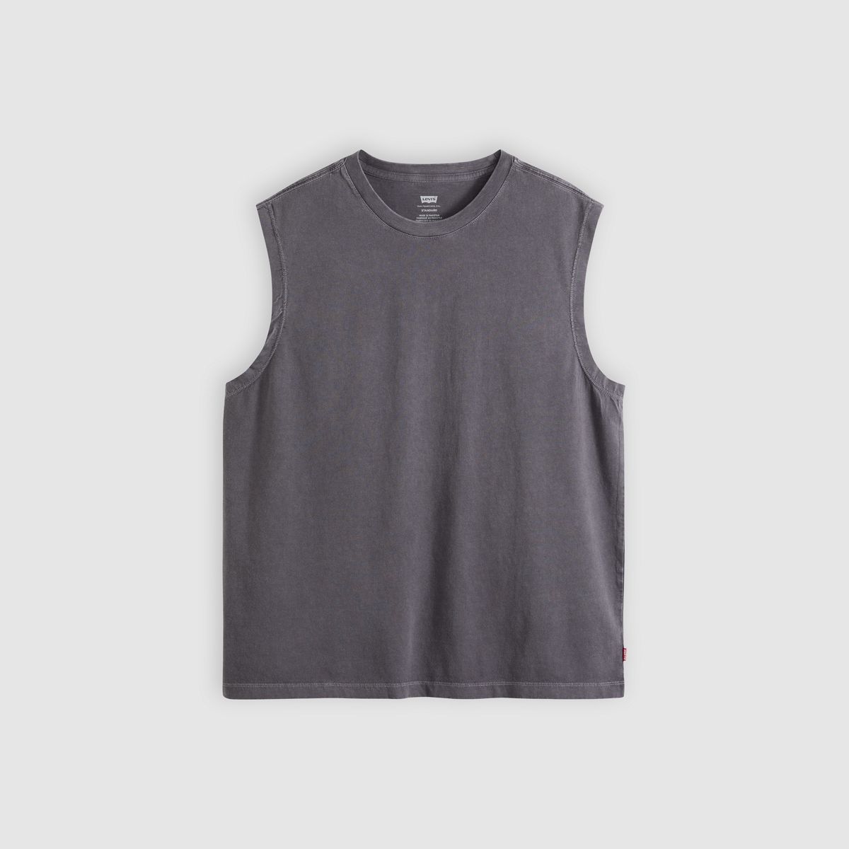 Muscle Tank — 90's Fade Wash Phantom - Black