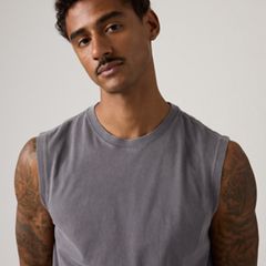 Muscle Tank — 90's Fade Wash Phantom - Black 2