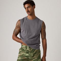 Muscle Tank — 90's Fade Wash Phantom - Black 1