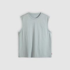 90's Fade Wash Muscle Tank — 90's Fade Wash Lead - Blue 5