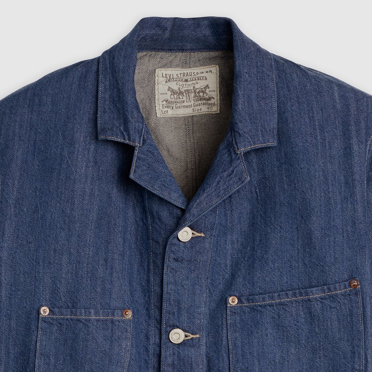 Levi's® Vintage Clothing 19th Century Sack Coat — Rinse LVC - Blue