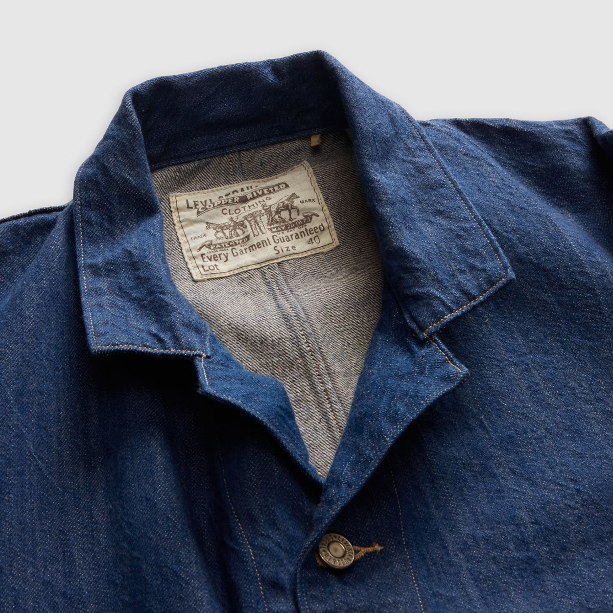 Levi's® Vintage Clothing 19th Century Sack Coat — Rinse LVC - Blue