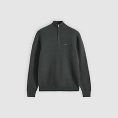 Housemark Quarter Zip Sweater — Obscidian Heather - Black 5