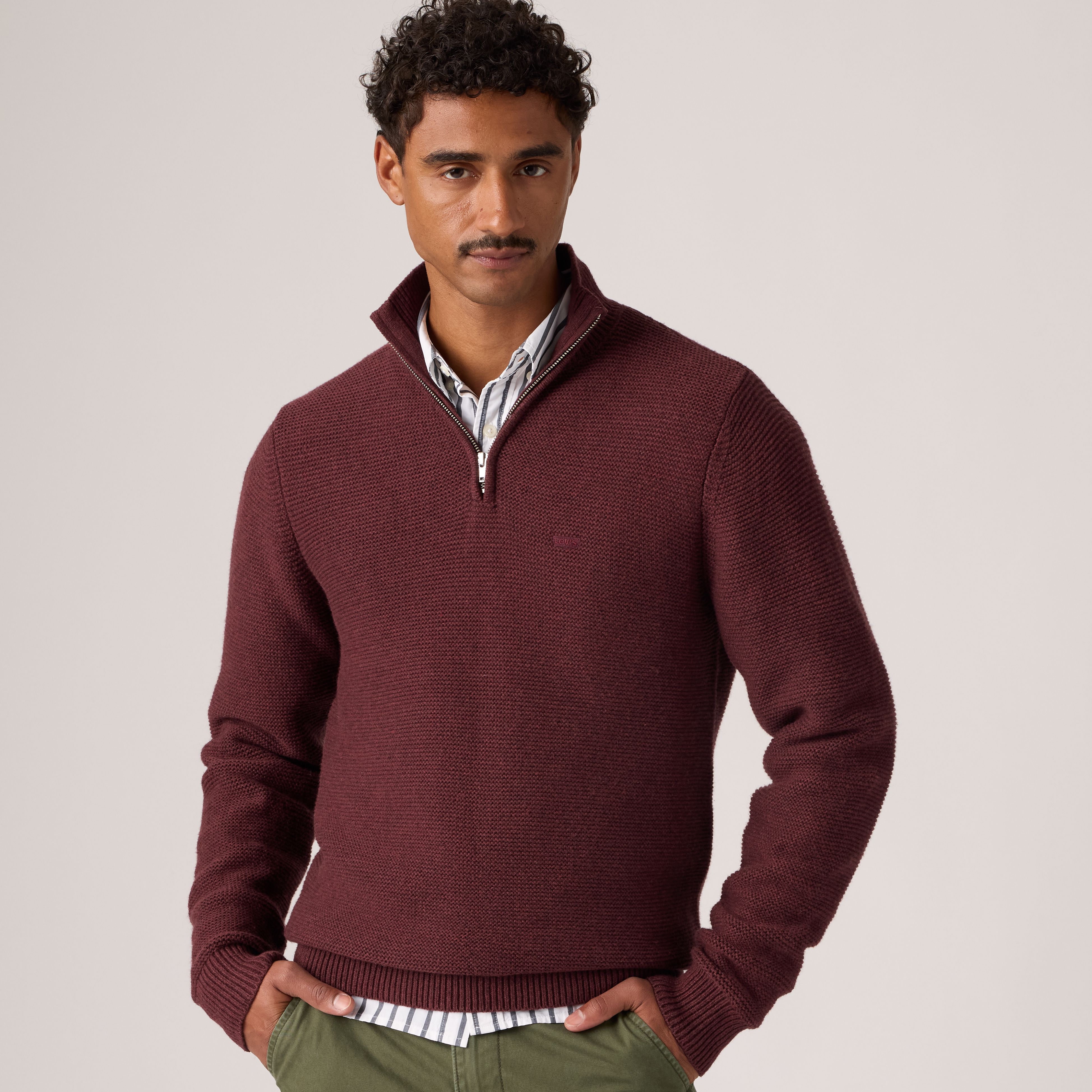 Housemark Quarter Zip Sweater 1