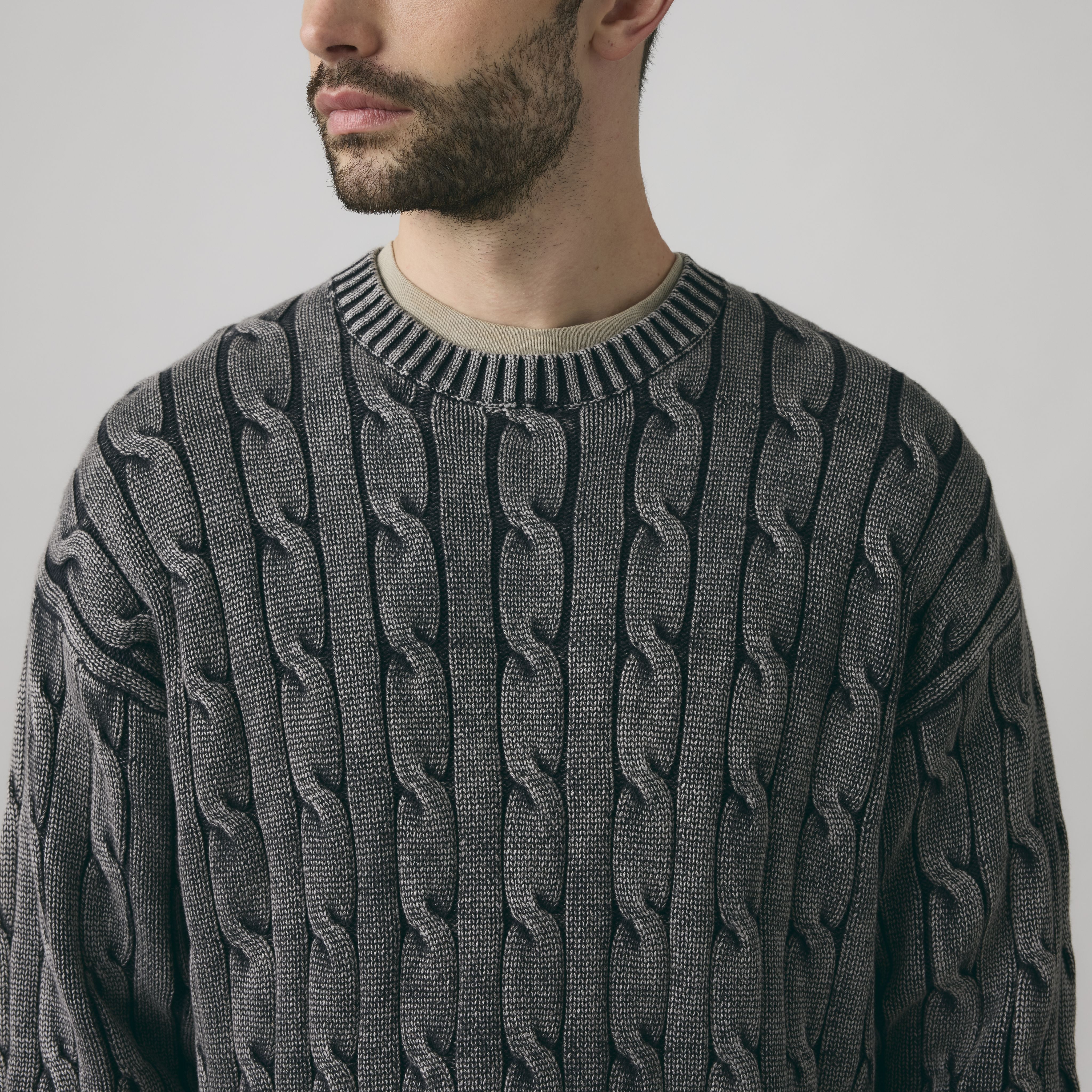 Suéter de cuello redondo Carmel Cable 2