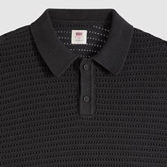 100% Cotton Laguna Sweater Polo — Dark Phantom - Black 6