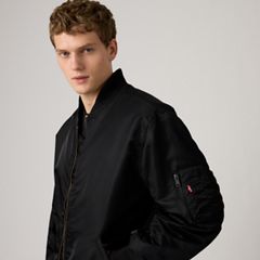 MA-1 Bomber Jacket — Jet Black - Black 2