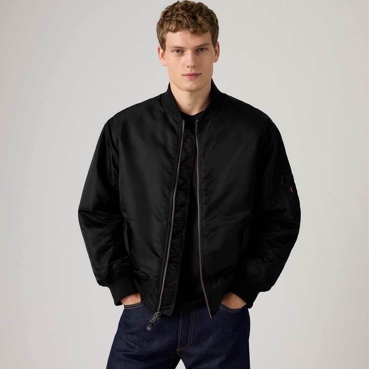 MA-1 Bomber Jacket — Jet Black - Black