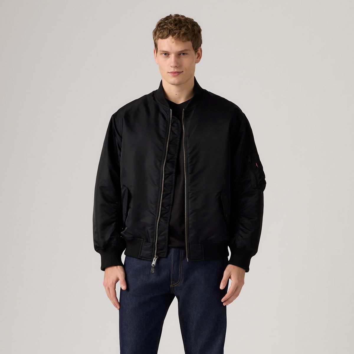 MA-1 Bomber Jacket — Jet Black - Black