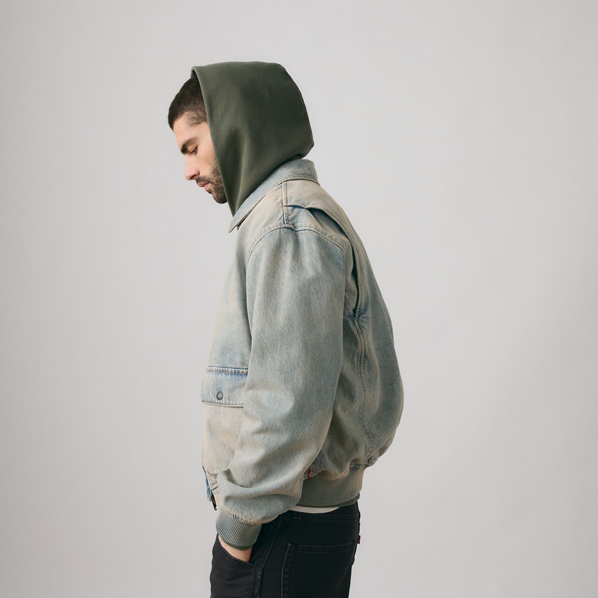 Cortland Canvas Jacket — My Tinted Journey - Blue