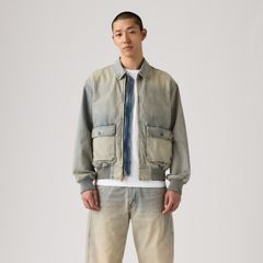 Cortland Canvas Jacket — My Tinted Journey - Blue 4