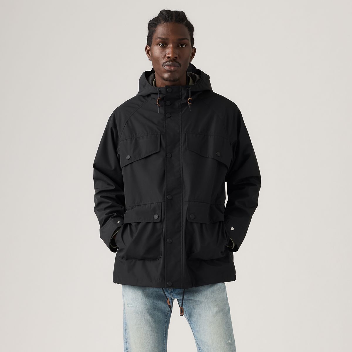 Marina Utility Parka — Jet Black - Black