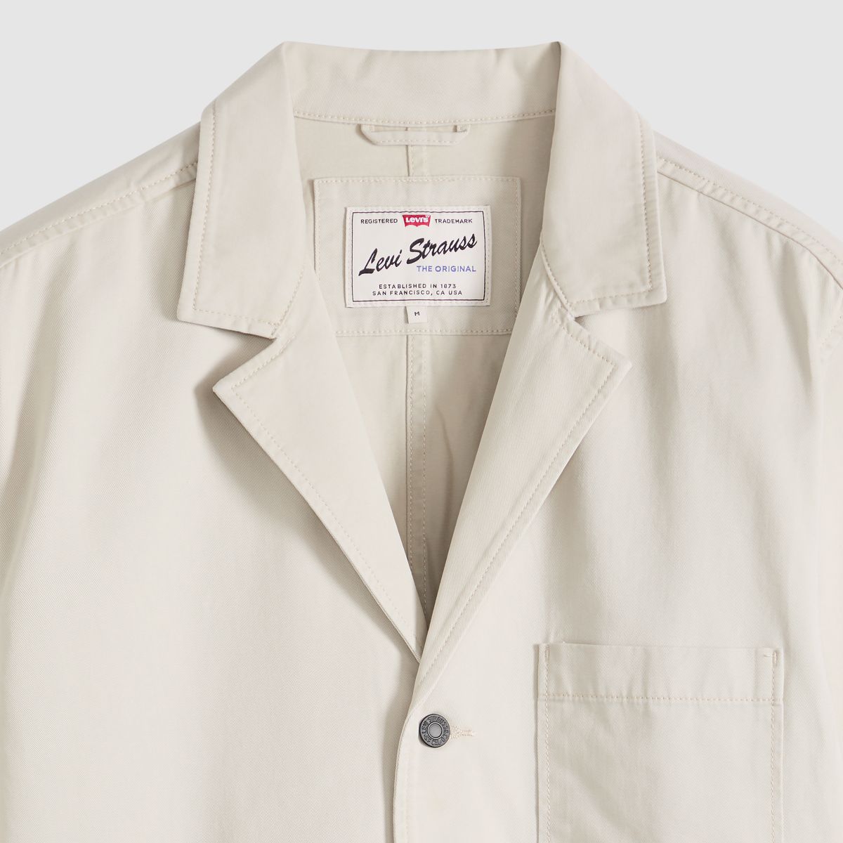 Antonio Blazer — Pumice - White