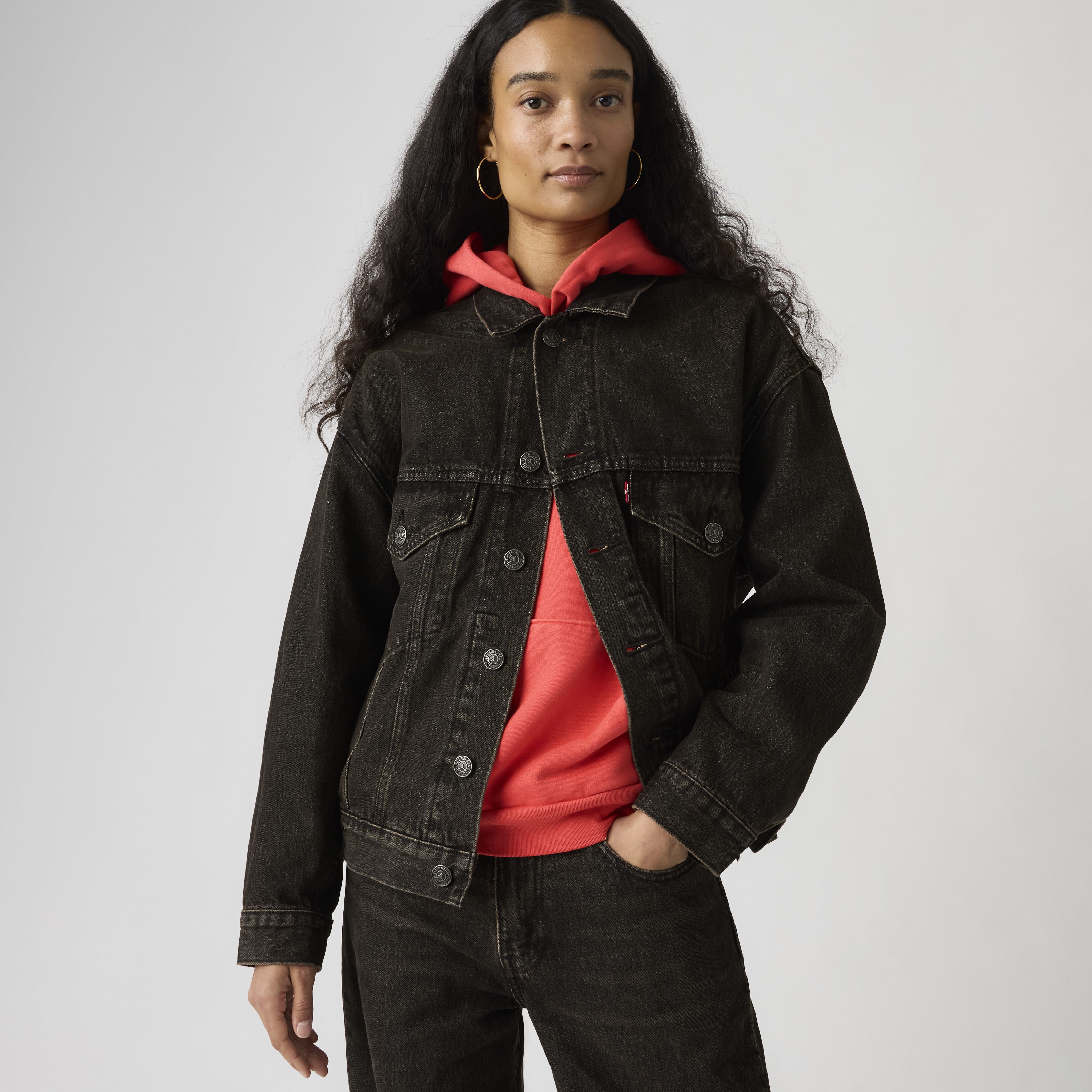 Levi's® X Jordan Type Iii Trucker Jacket - Black | Levi's® CA