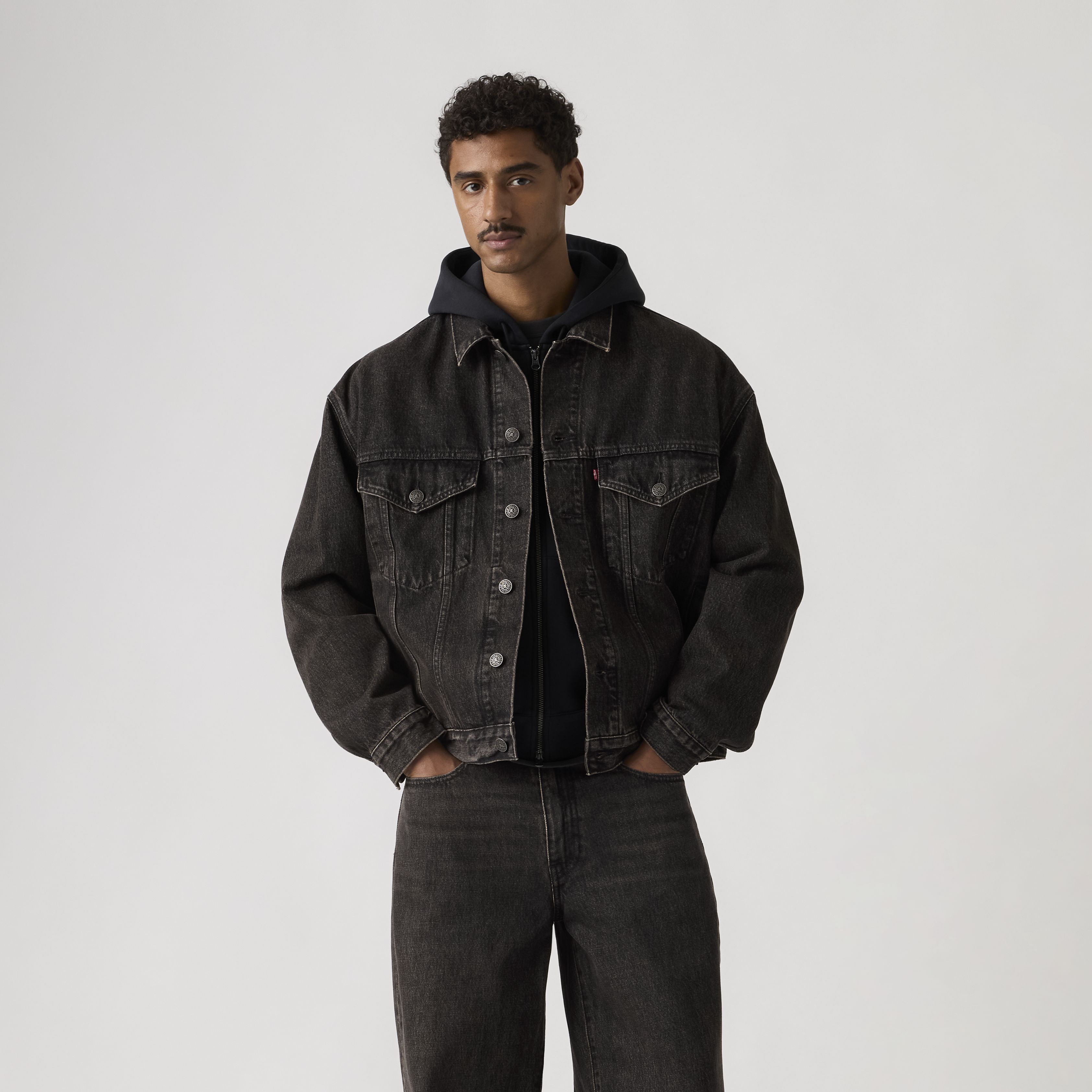 Levi's® X Jordan Type Iii Trucker Jacket - Black | Levi's® SE