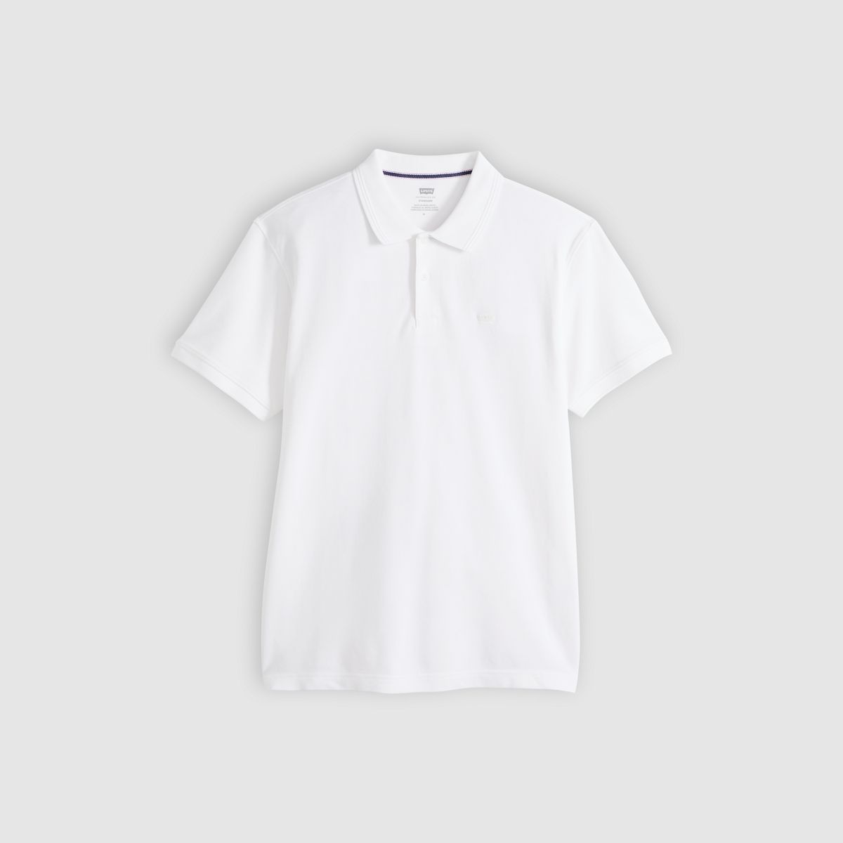 100% Cotton Levi's Original Polo — Bright White - White