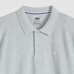 100% Cotton Levi's Original Polo — Mid Tone Grey Heather - White 6