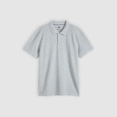 100% Cotton Levi's Original Polo — Mid Tone Grey Heather - White 5