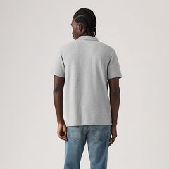 100% Cotton Levi's Original Polo — Mid Tone Grey Heather - White 4