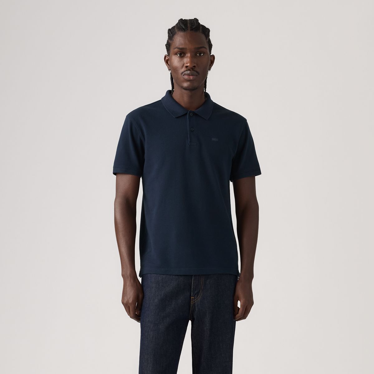 100% Cotton Levi's Original Polo — Navy Blazer - Blue