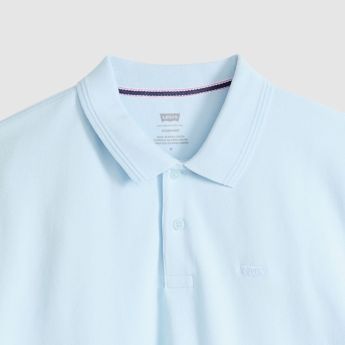 100% Cotton Levi's Original Polo — Omphalodes - Blue
