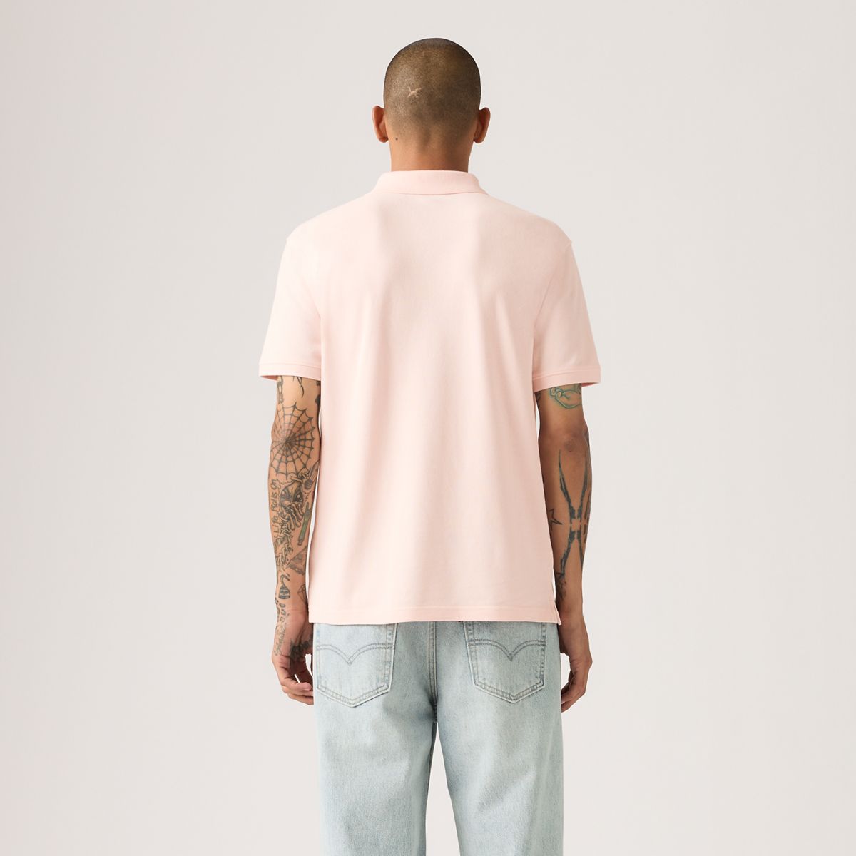 100% Cotton Levi's Original Polo — Crystal Pink - Pink