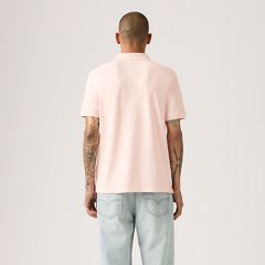 100% Cotton Levi's Original Polo — Crystal Pink - Pink 4