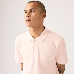 100% Cotton Levi's Original Polo — Crystal Pink - Pink 2