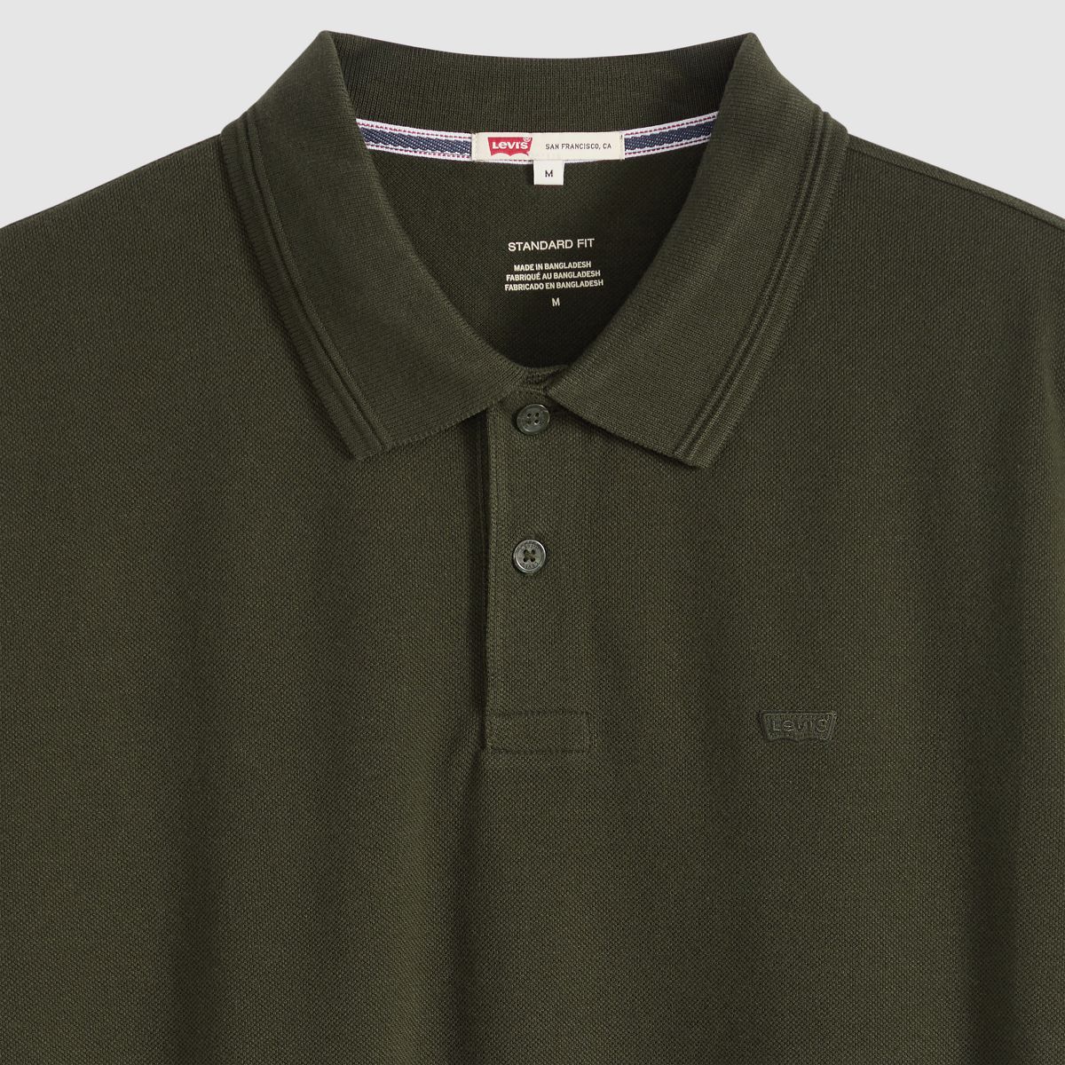100% Cotton Levi's Original Polo — Rosin - Green