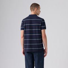 100% Cotton Levi's Original Polo — Doyle Stripe Navy Blazer - Blue 4