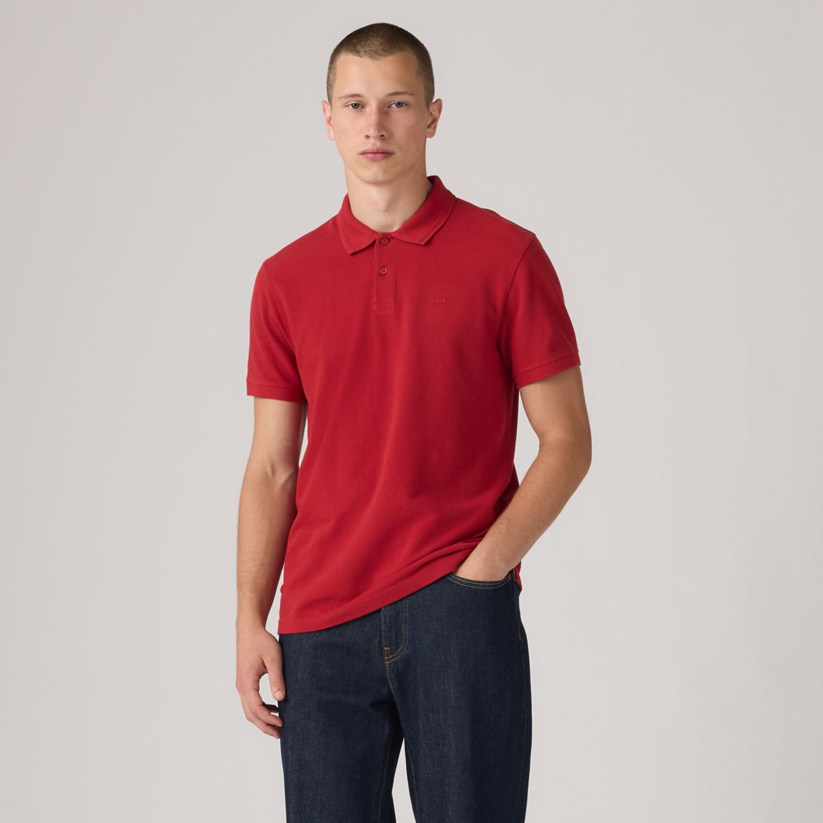 100% Cotton Levi's Original Polo — Emboldened - Red