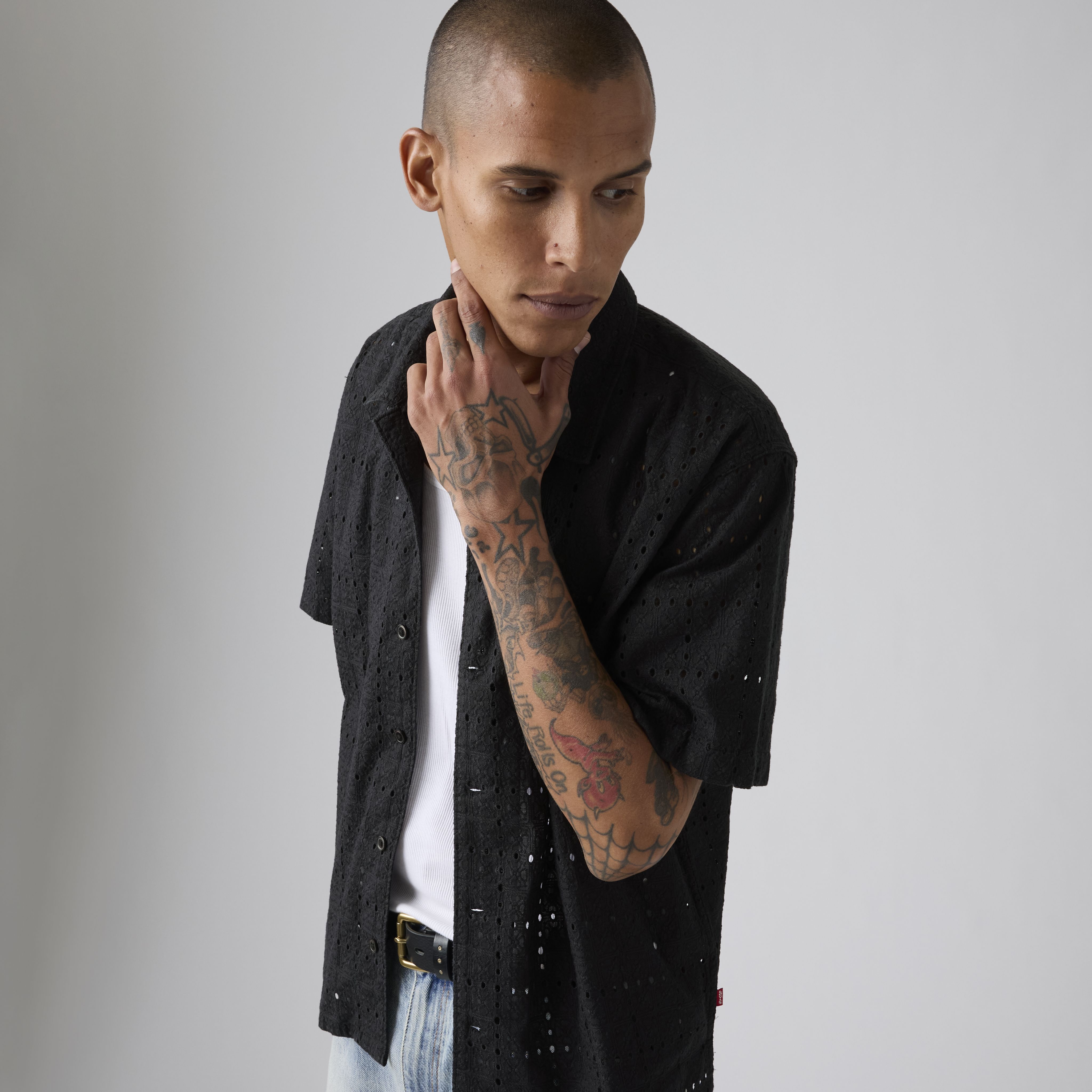 Sunset Camp Eyelet Shirt 1