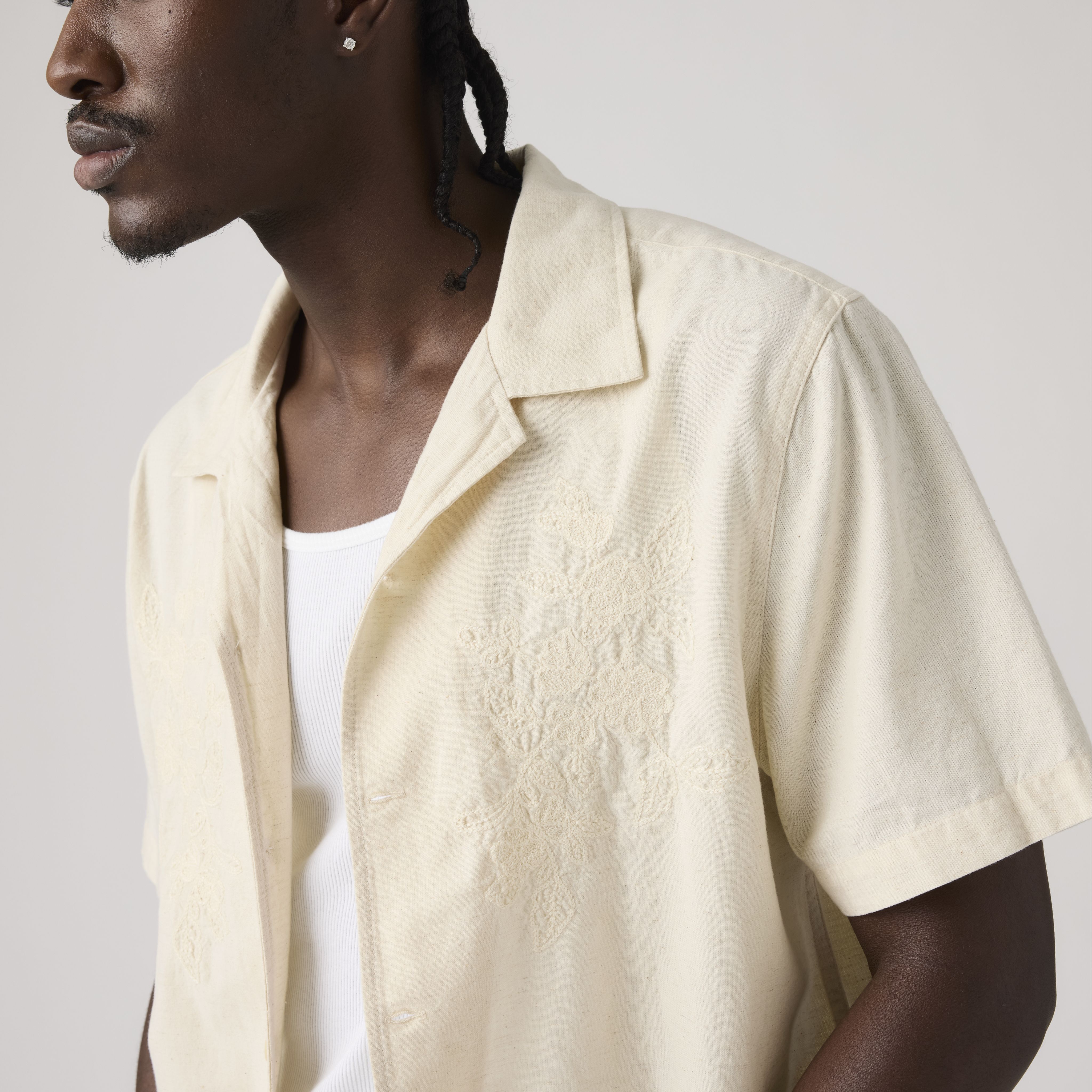 Sunset Camp Cotton Linen Shirt 2