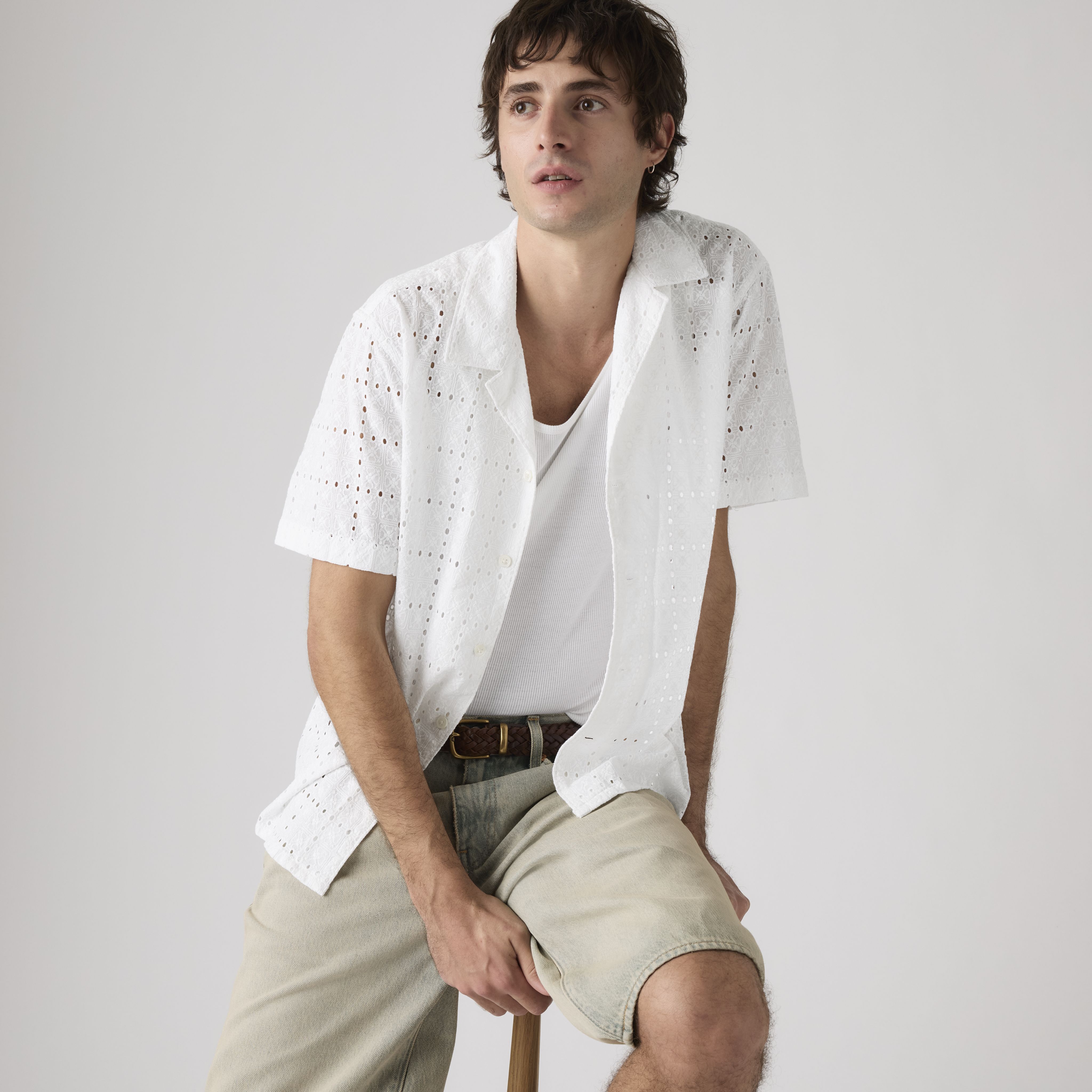 Sunset Camp Eyelet Shirt 2