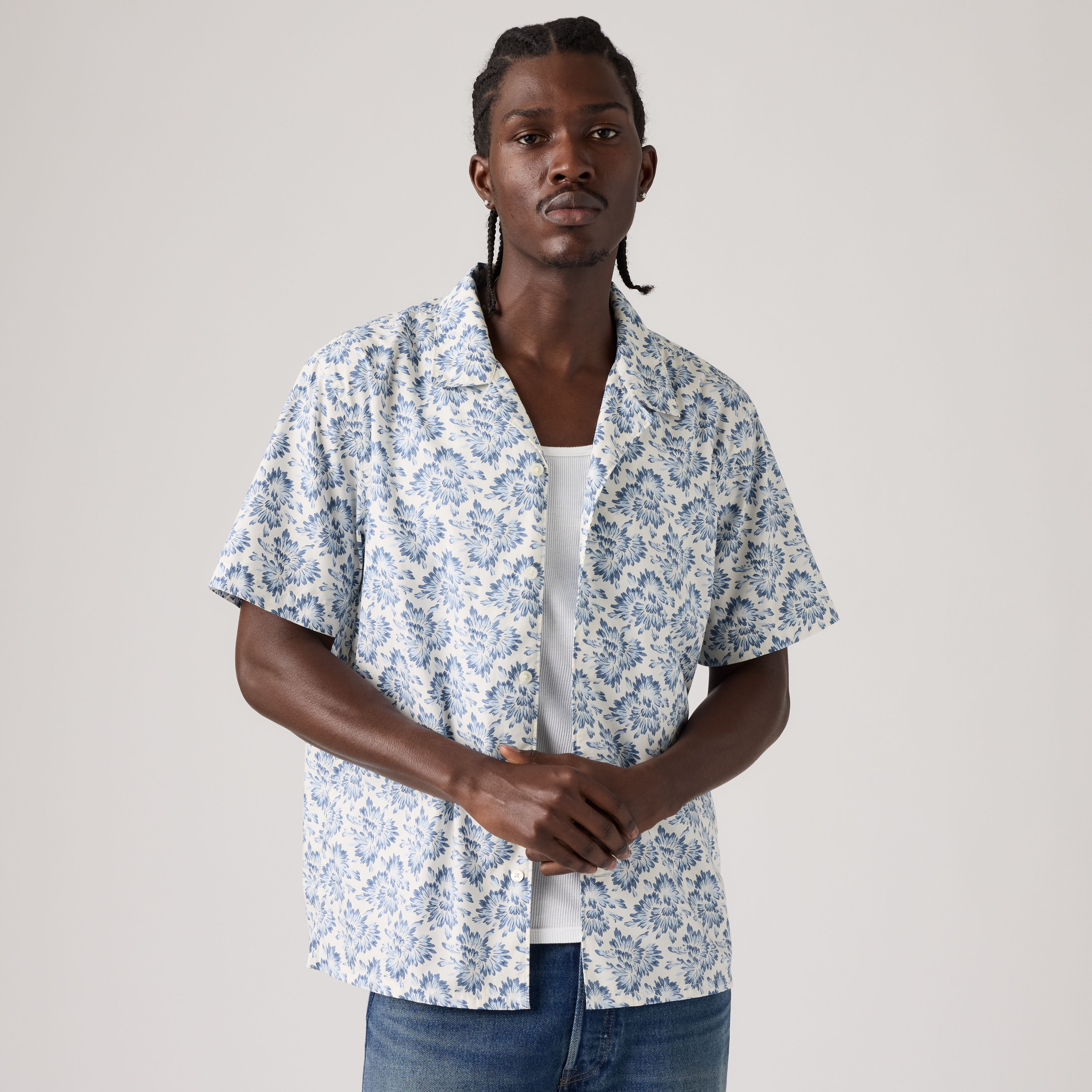 Sunset Camp Standard Fit Lightweight  Shirt 1