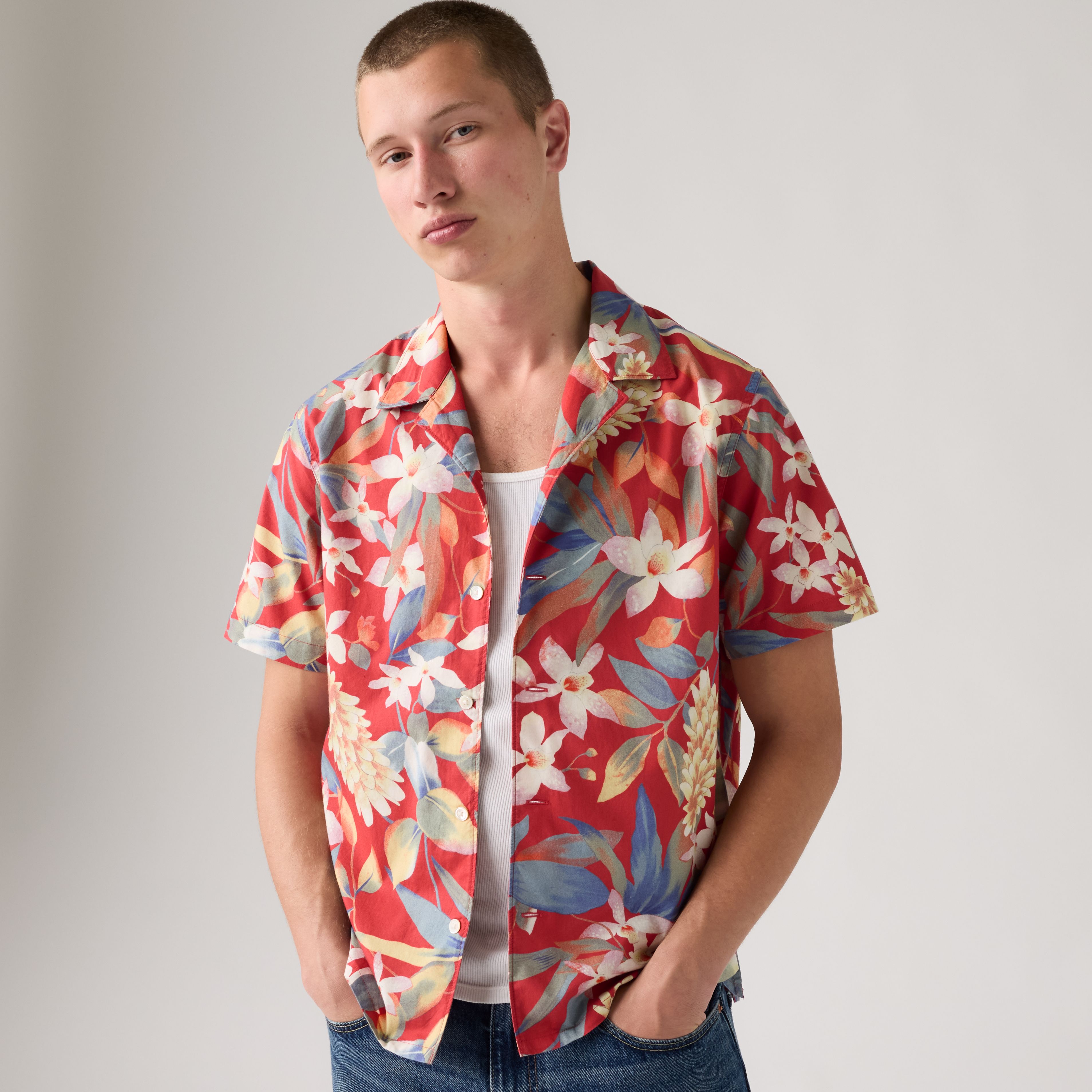 Sunset Camp Standard Fit Lightweight Shirt 1