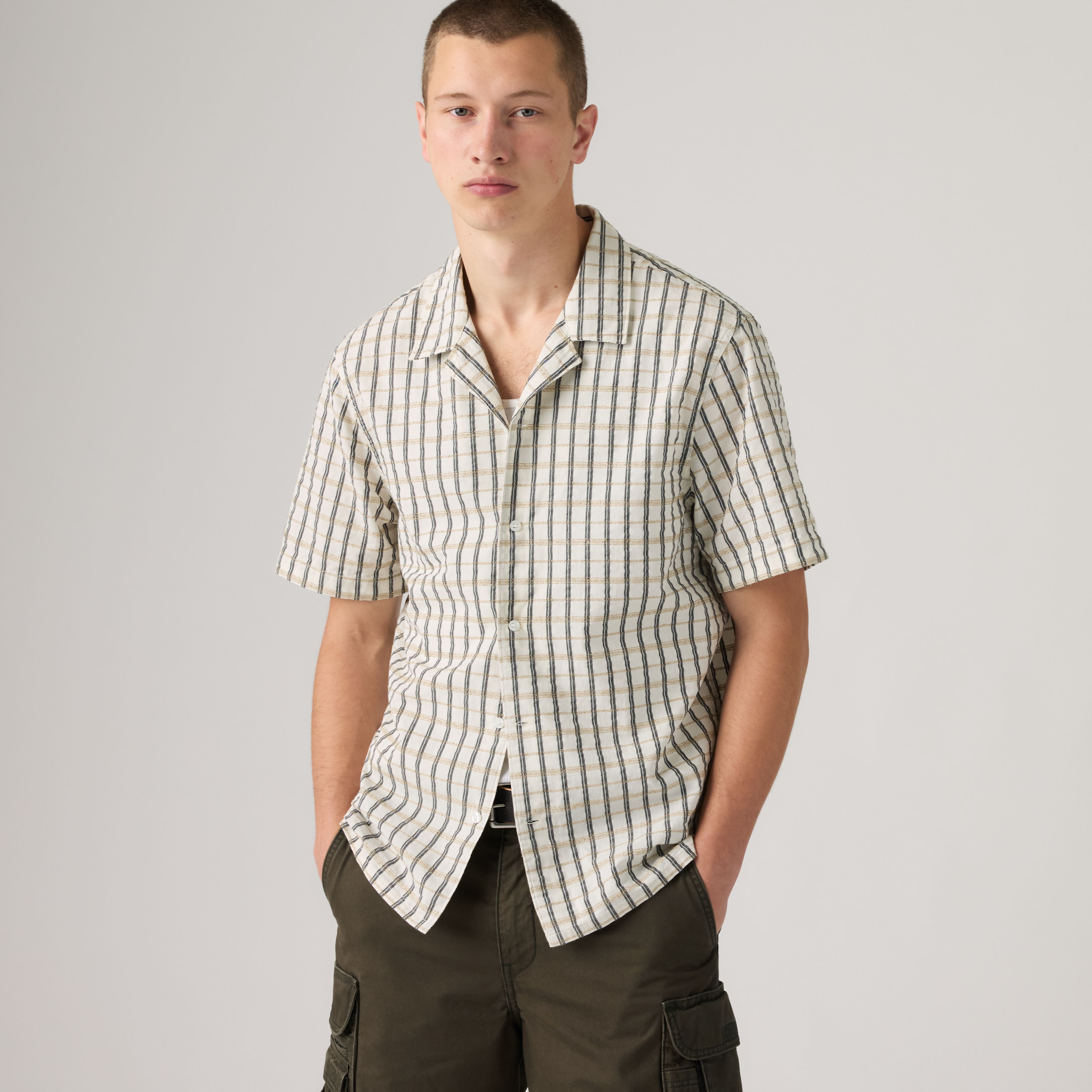 Sunset Camp Cotton Linen Shirt 1