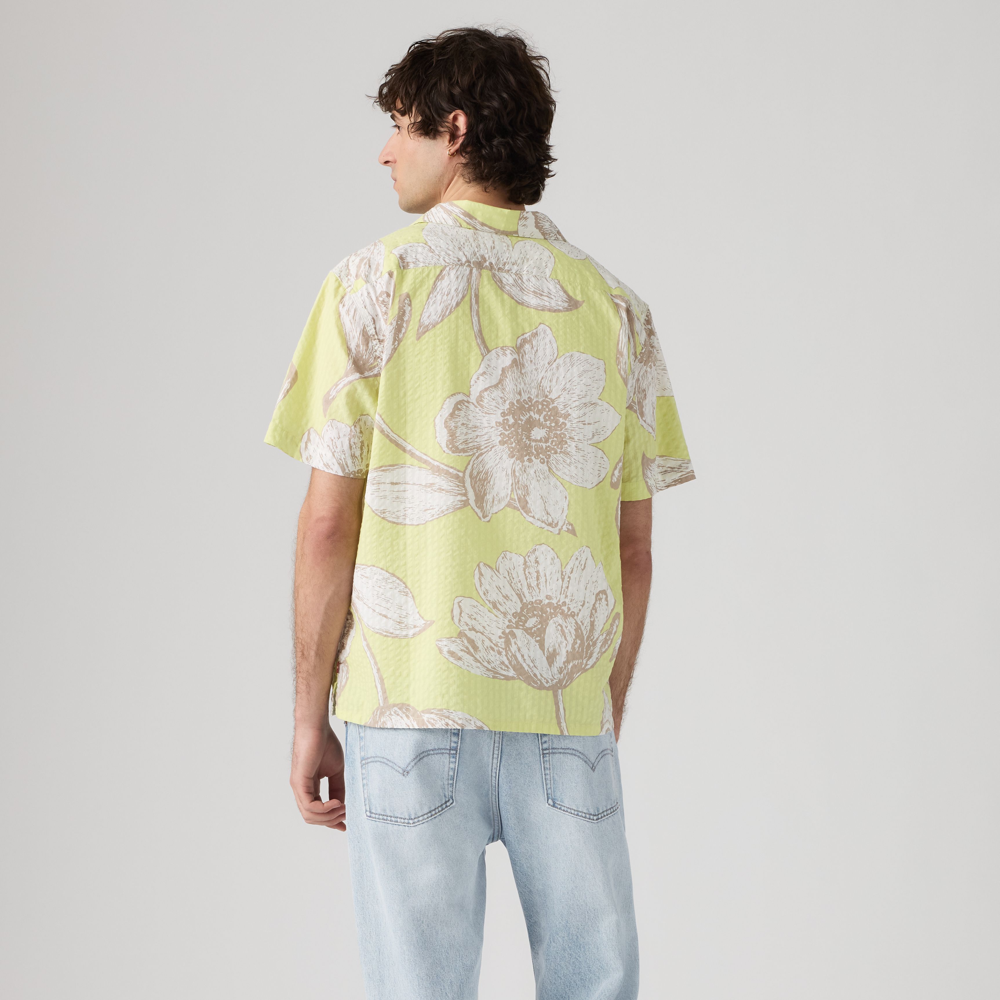 Sunset Standard Seersucker Camp Shirt 4