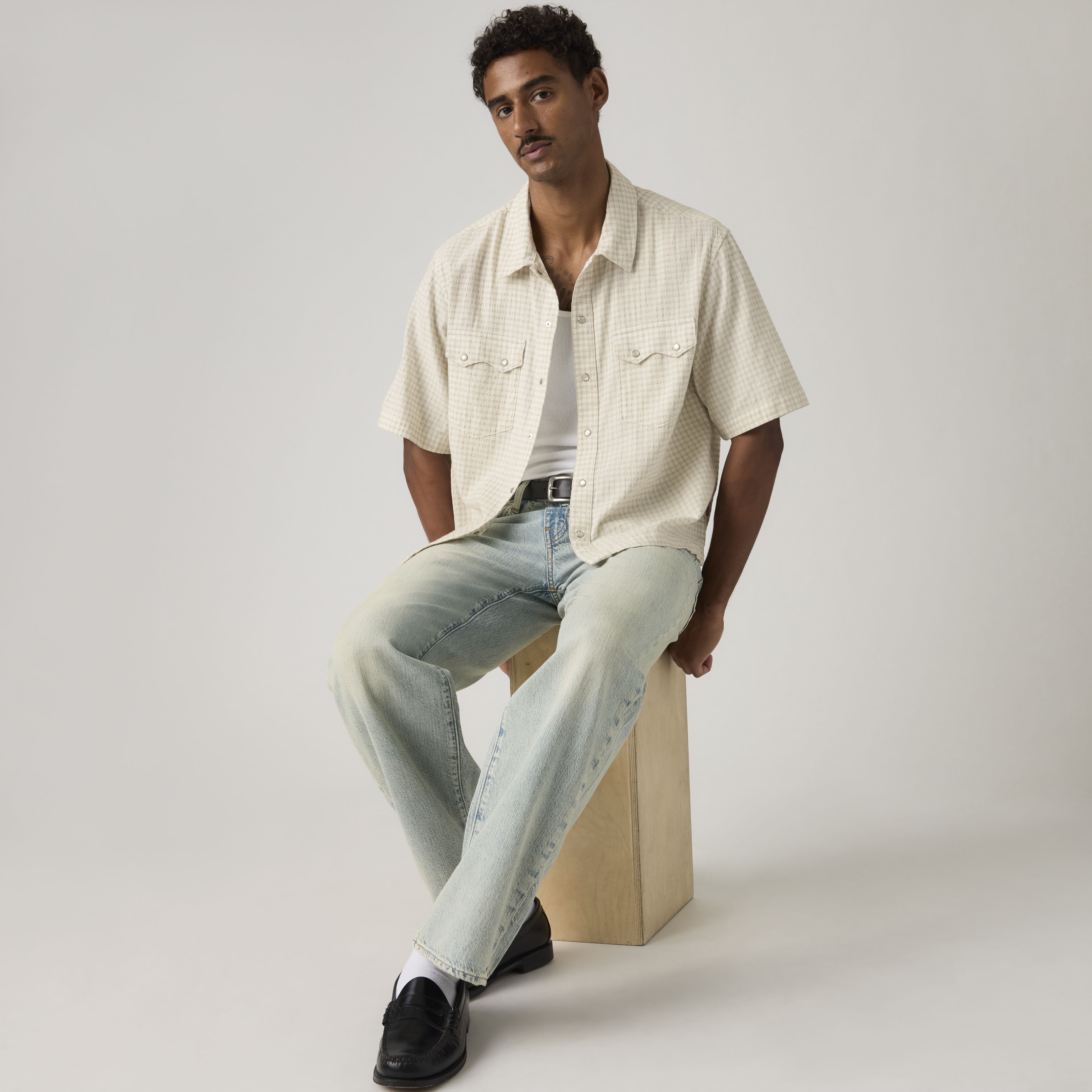 Camicia western Lightweight boxy manica corta 2