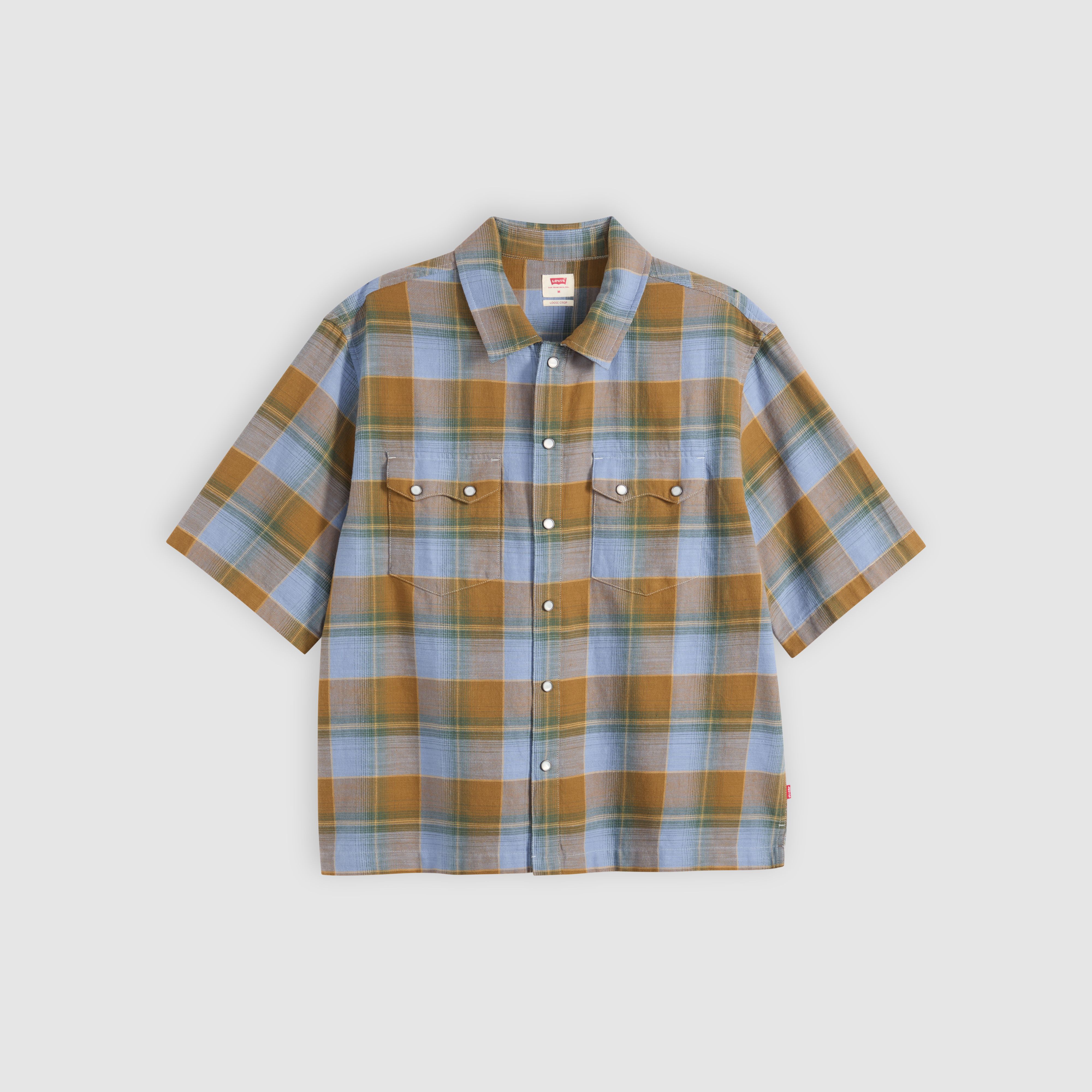 Short-Sleeve Boxy Western Shirt 5