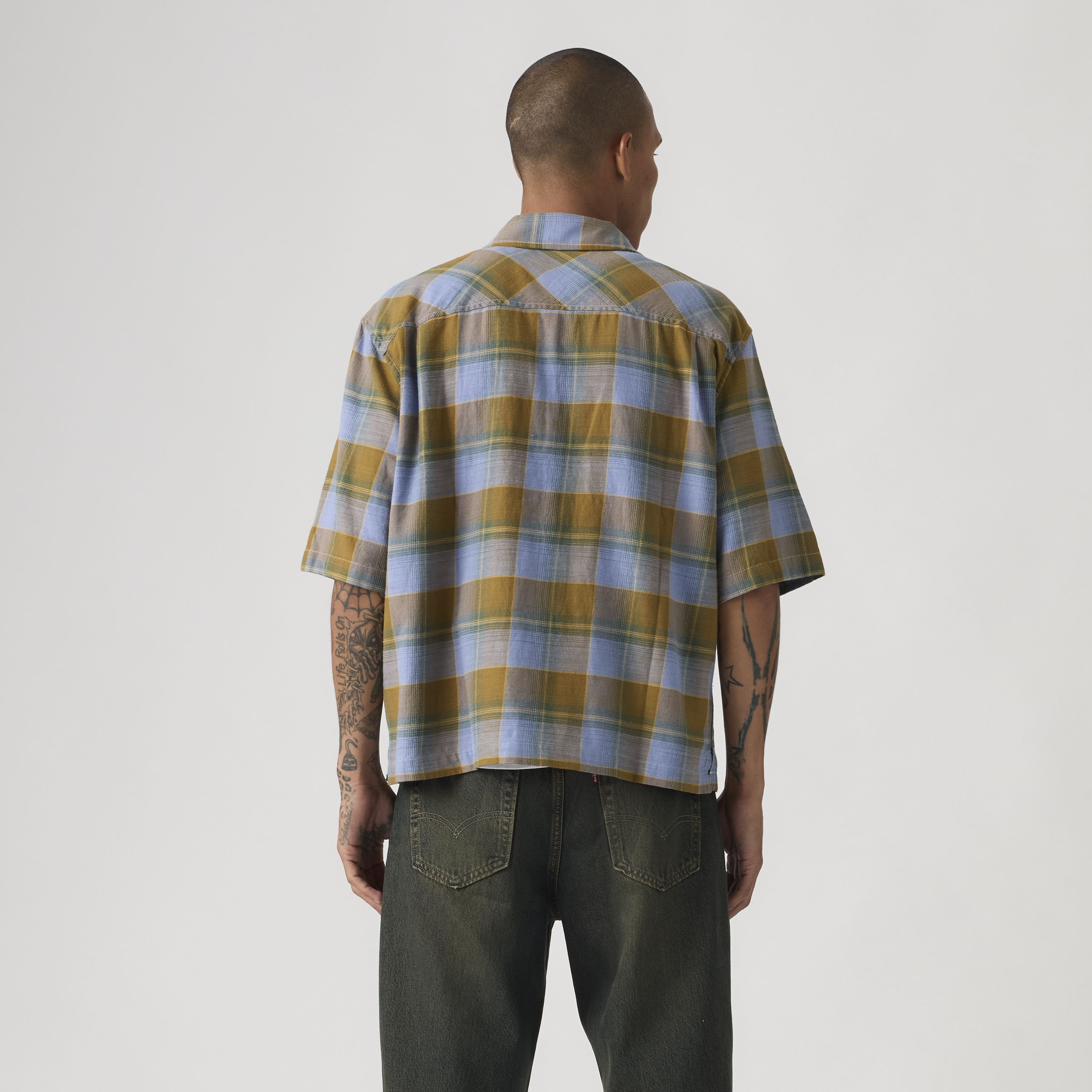 Short-Sleeve Boxy Western Shirt 4