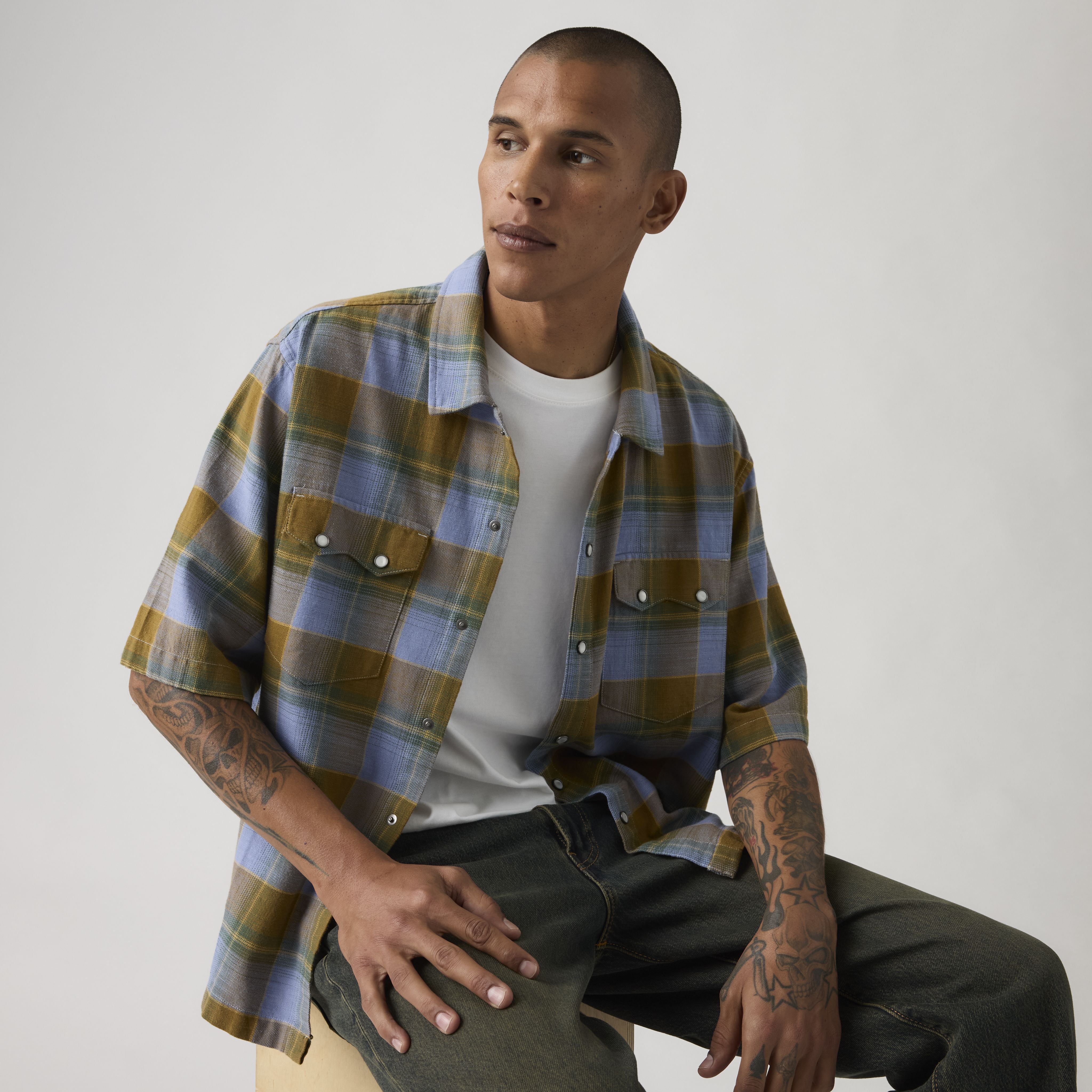 Short-Sleeve Boxy Western Shirt 2