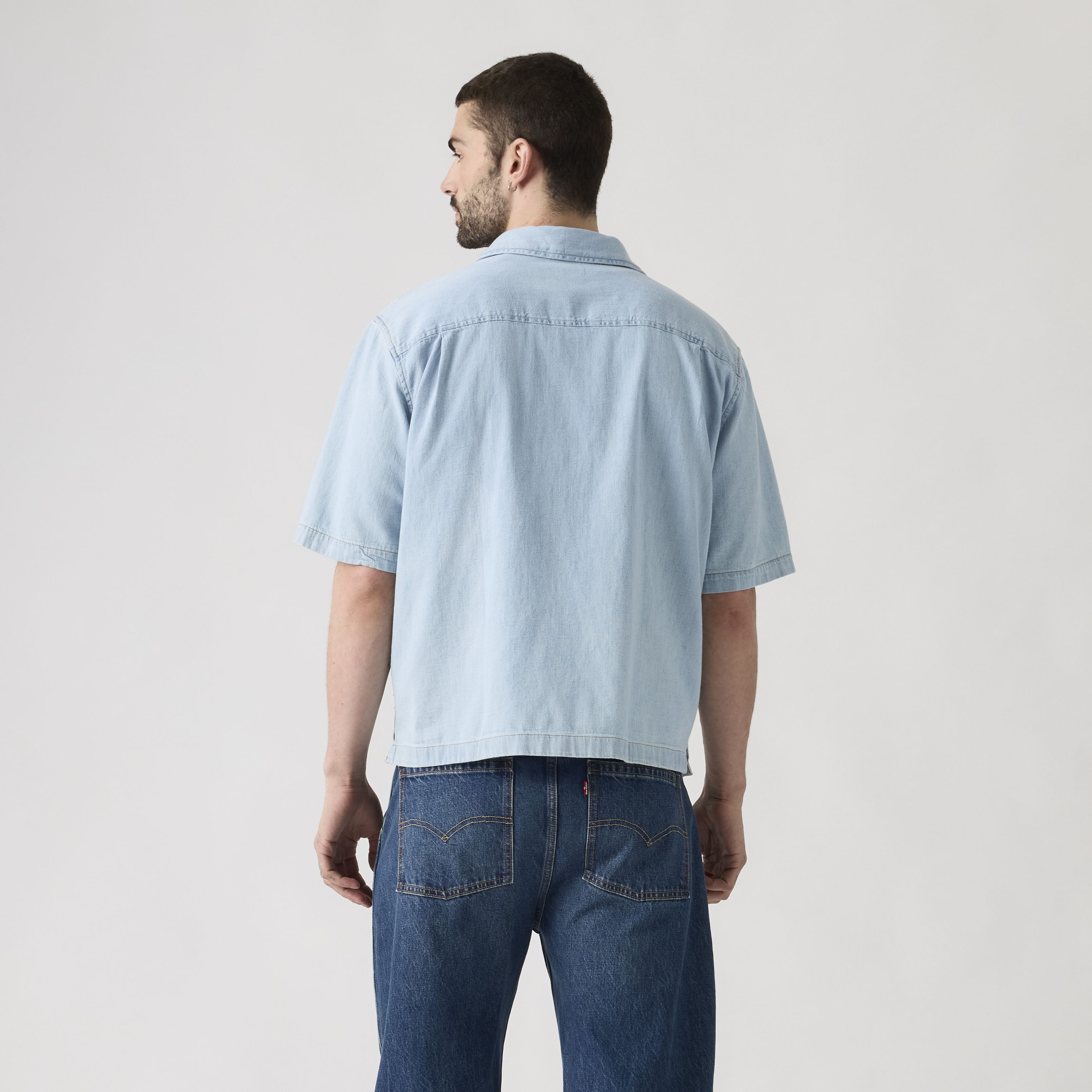 Short-Sleeve Boxy Western Shirt 4