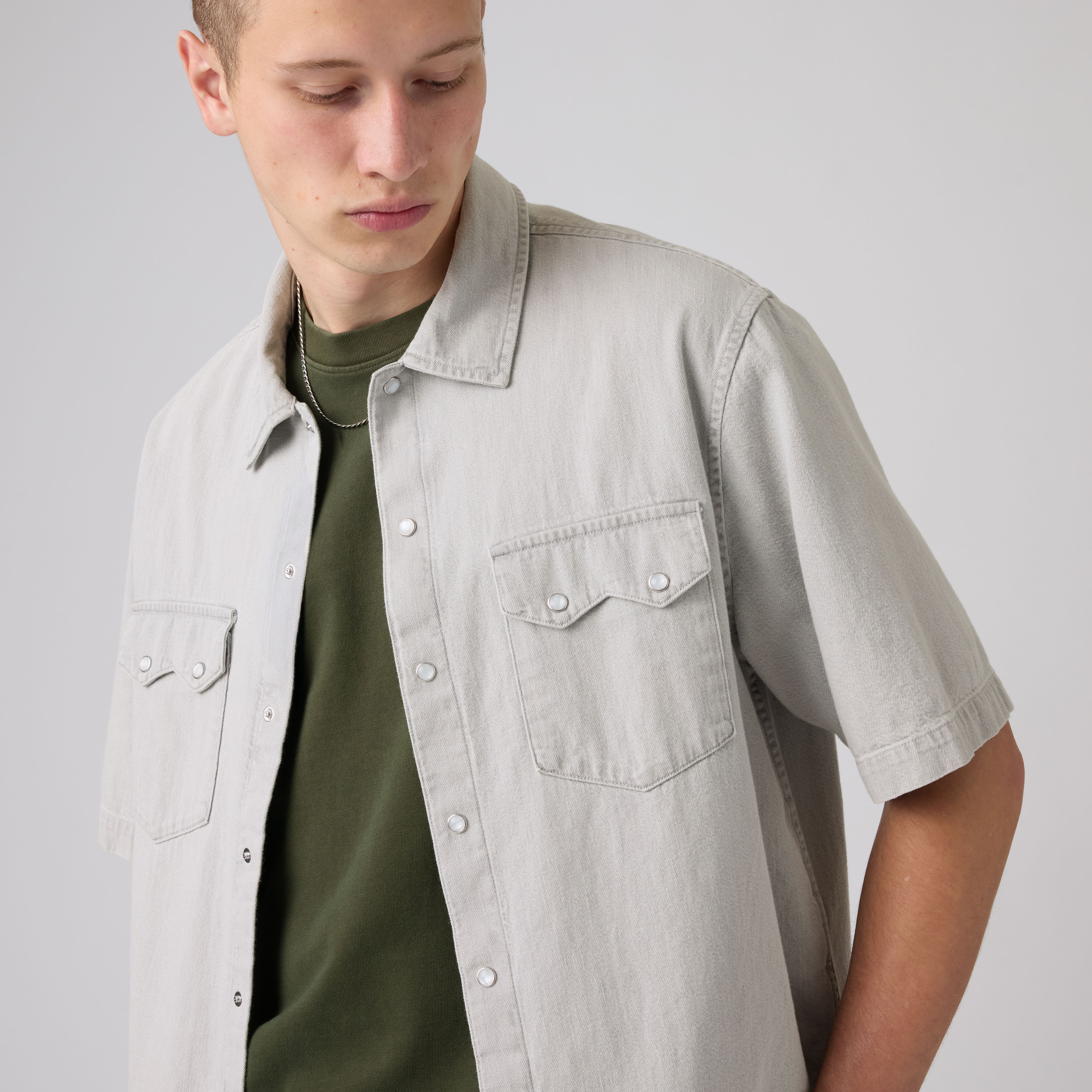 Chemise western manche courte carrée Levi’sMD pour homme 2