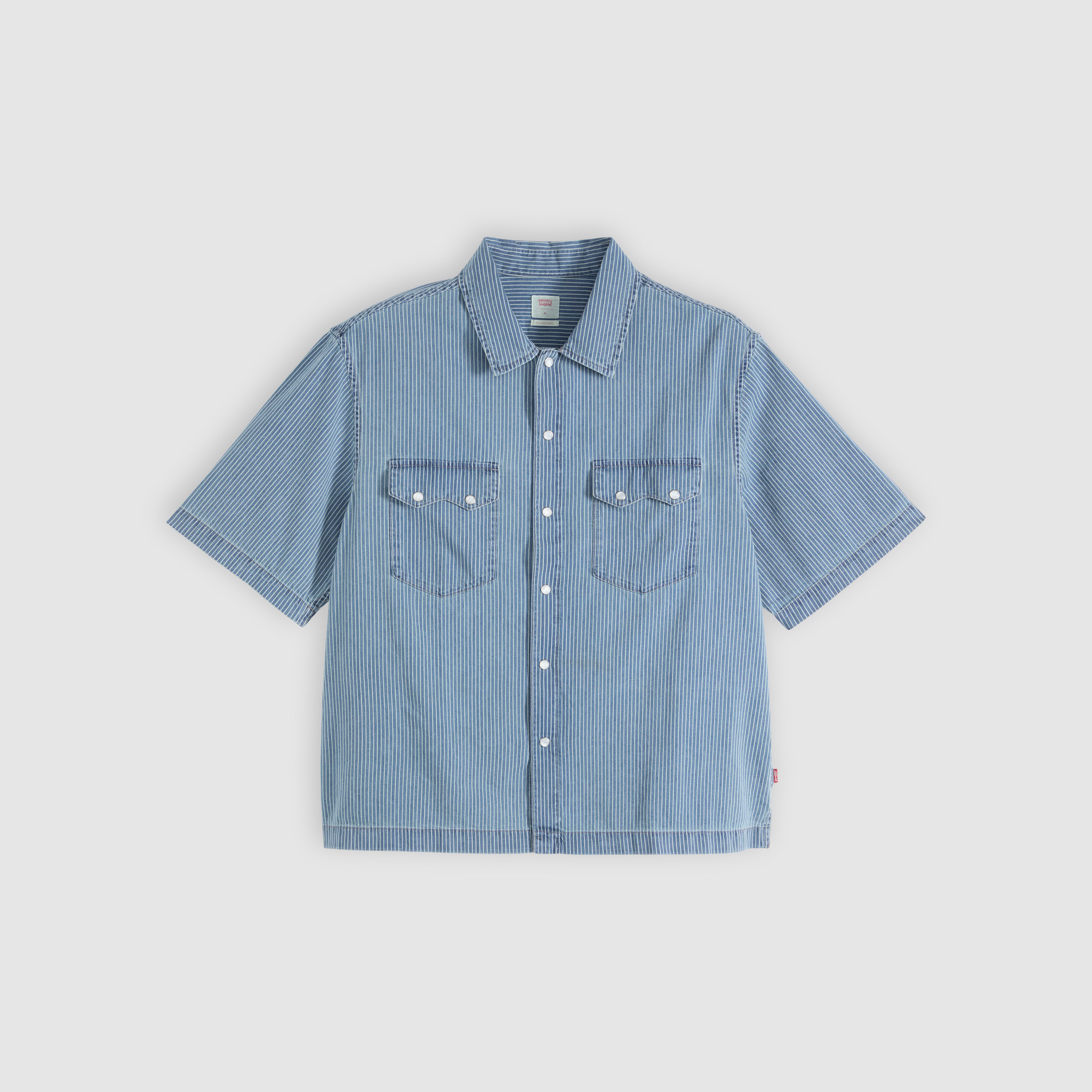 Short-Sleeve Boxy Western Shirt 5