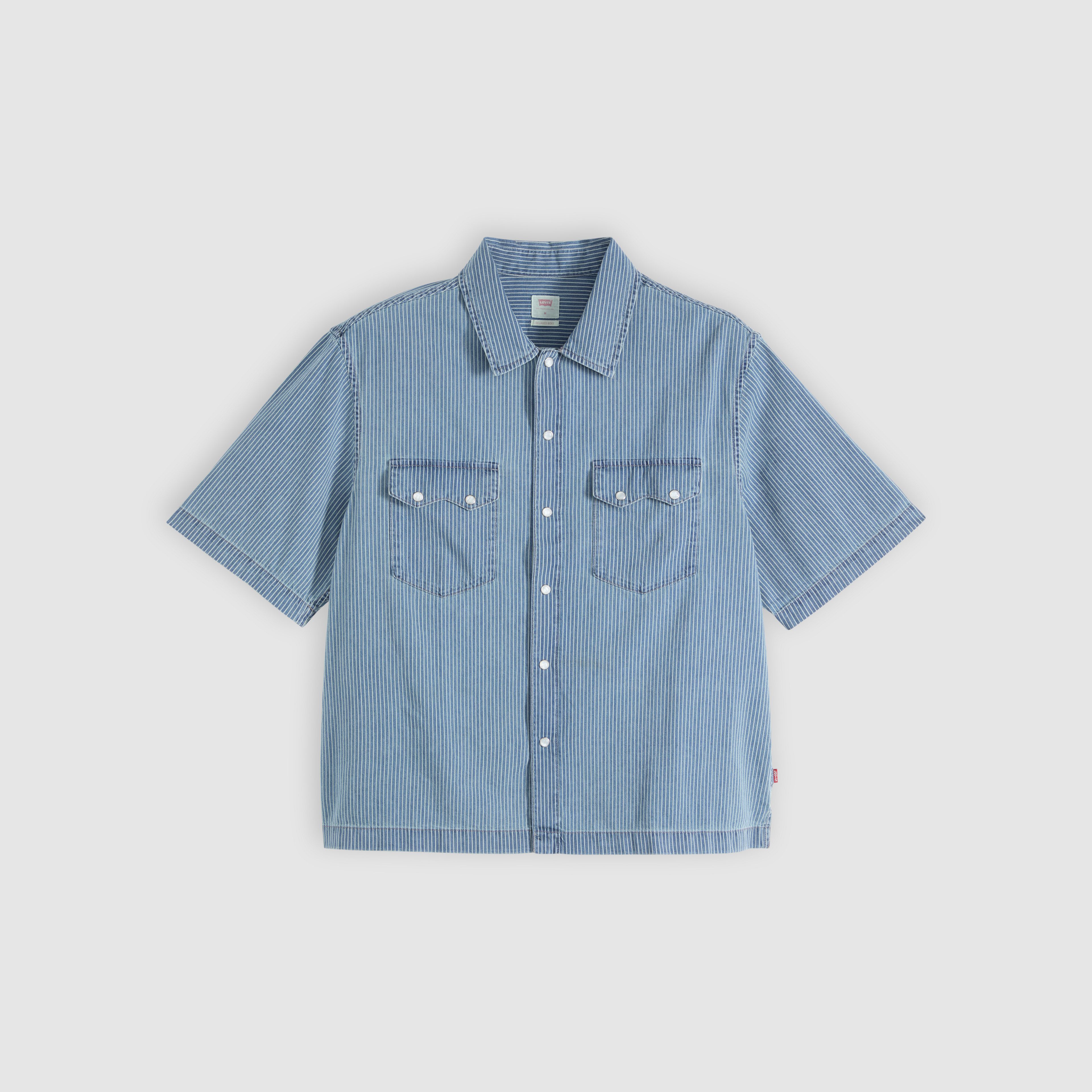 Boxy Western Short-Sleeve Shirt