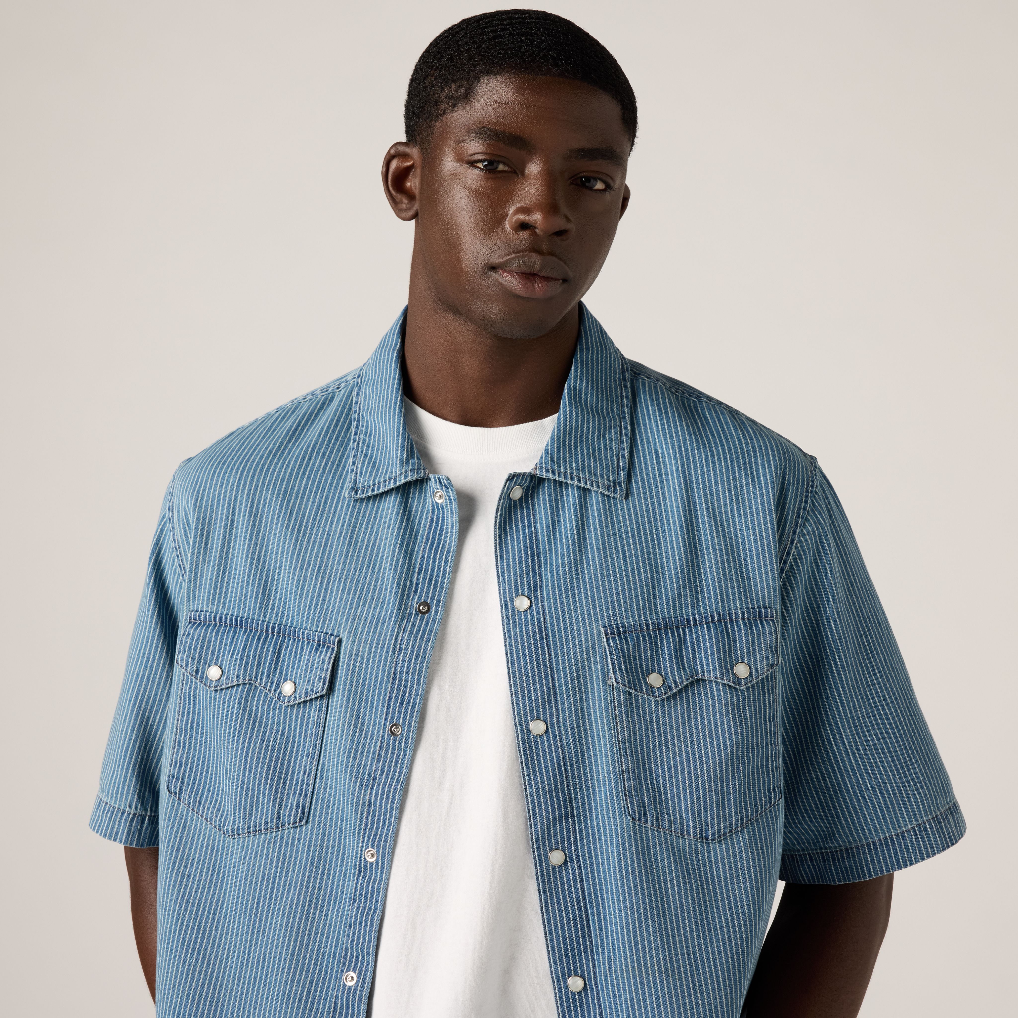 Short-Sleeve Boxy Western Shirt 2